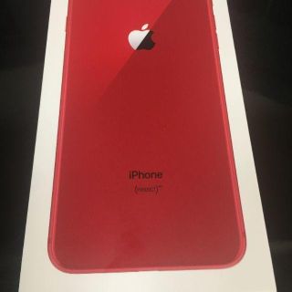 アイフォーン(iPhone)のちりめん0712様専用新品iPhone8 plus 64GB red ○ 3台(スマートフォン本体)