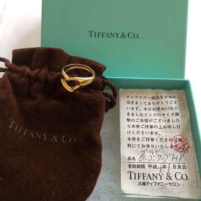 Tiffany & Co.(ティファニー)のTiffany&Co ティファニーオープンハートリング ゴールド レディースのアクセサリー(リング(指輪))の商品写真