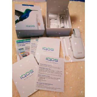 アイコス(IQOS)のiQOSアイコス本体ホワイト2.4plusほぼ未使用(タバコグッズ)