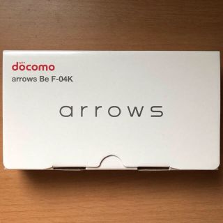 フジツウ(富士通)の新品 SIMフリー arrows Be F-04K ブラック 黒 docomo(スマートフォン本体)