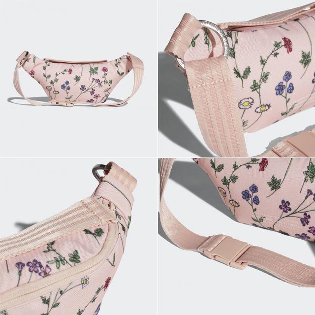 adidas(アディダス)の【新品/即発送OK】adidas オリジナルス ウエストバッグ ピンク 花柄 レディースのバッグ(ボディバッグ/ウエストポーチ)の商品写真