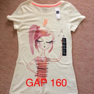 ギャップ(GAP)の新品GAPのTシャツ 160(Tシャツ/カットソー)