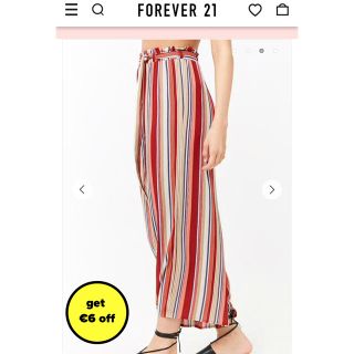 フォーエバートゥエンティーワン(FOREVER 21)のフォーエバー21 ワイドパンツ 新品(カジュアルパンツ)