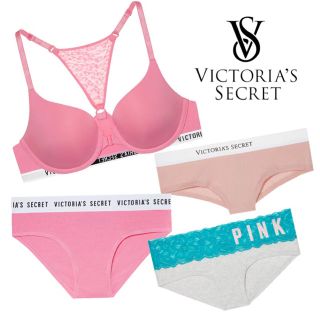 ヴィクトリアズシークレット(Victoria's Secret)のVSブラ＆ショーツ３点セット(ブラ&ショーツセット)