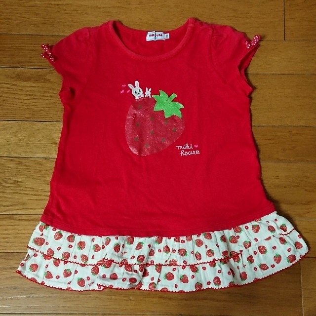 mikihouse(ミキハウス)のMIKI HOUSE    Tシャツ(110センチ) キッズ/ベビー/マタニティのキッズ服女の子用(90cm~)(Tシャツ/カットソー)の商品写真