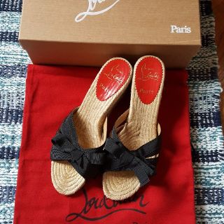 クリスチャンルブタン(Christian Louboutin)の(美品)クリスチャンルブタンサンダル　38(サンダル)