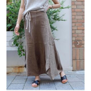 トゥデイフル(TODAYFUL)のred chop works リネンバルーンロングスカート canal jean(ロングスカート)