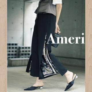 アメリヴィンテージ(Ameri VINTAGE)の【新品タグ付き❗️完売品】Ameri  Vintage レイヤードワイドパンツ(カジュアルパンツ)
