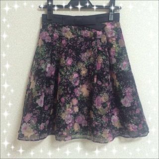 アプワイザーリッシェ(Apuweiser-riche)の今期♡アプワイザーリッシェ花柄スカート♡(ひざ丈スカート)