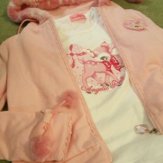 アンジェリックプリティー(Angelic Pretty)のプリティ*子鹿のミルキーちゃんカットソー(カットソー(長袖/七分))