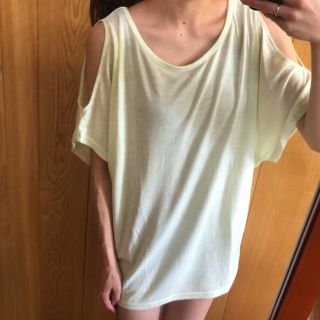 ヘザー(heather)の[再出品] ●Heather● 肩あきトップス カットソー(Tシャツ(半袖/袖なし))