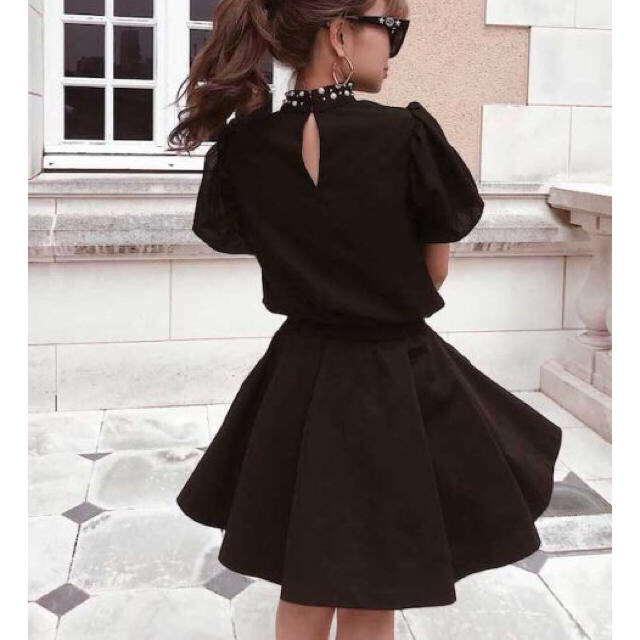 eimy istoire(エイミーイストワール)の完売品 eimyistoire  フレアポケットスカート 黒 レディースのスカート(ミニスカート)の商品写真