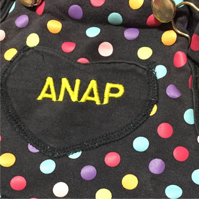 ANAP Kids(アナップキッズ)のまみ様専用！アナップキッズ ANAP 100 サロペット ワンピース  キッズ/ベビー/マタニティのキッズ服女の子用(90cm~)(ワンピース)の商品写真