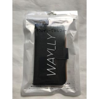 WAYLLY 専用ミラー付き手帳型ケース BLACK(iPhoneケース)