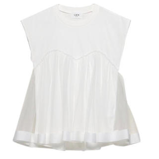 プティマイン(petit main)のプティマインホワイトトップ(Tシャツ(半袖/袖なし))