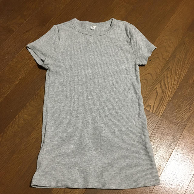 UNIQLO(ユニクロ)のユニクロ リブT レディースのトップス(Tシャツ(半袖/袖なし))の商品写真
