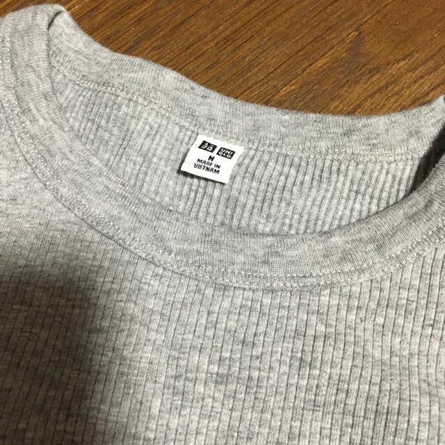 UNIQLO(ユニクロ)のユニクロ リブT レディースのトップス(Tシャツ(半袖/袖なし))の商品写真