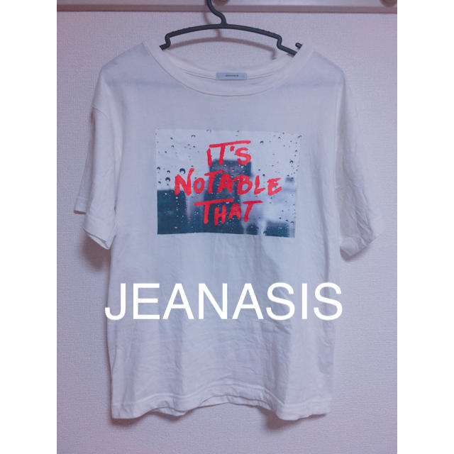 JEANASIS(ジーナシス)のJEANASIS Tシャツ ロゴT レディースのトップス(Tシャツ(半袖/袖なし))の商品写真