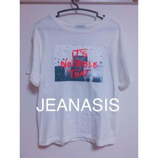 ジーナシス(JEANASIS)のJEANASIS Tシャツ ロゴT(Tシャツ(半袖/袖なし))