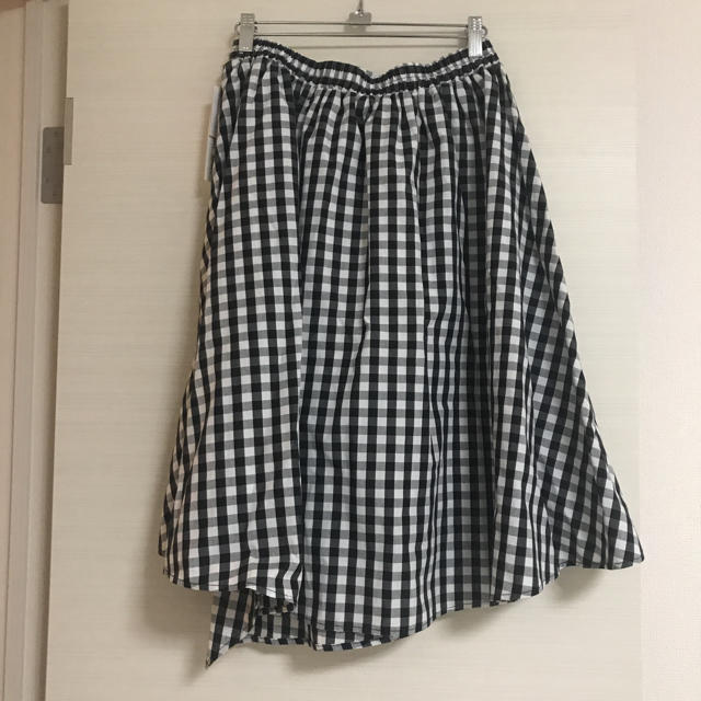 しまむら(シマムラ)のギンガムチェック スカート レディースのスカート(ひざ丈スカート)の商品写真