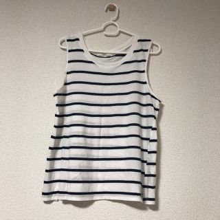 ザラ(ZARA)のZARA・ボーダー・タンクトップ(Tシャツ(半袖/袖なし))