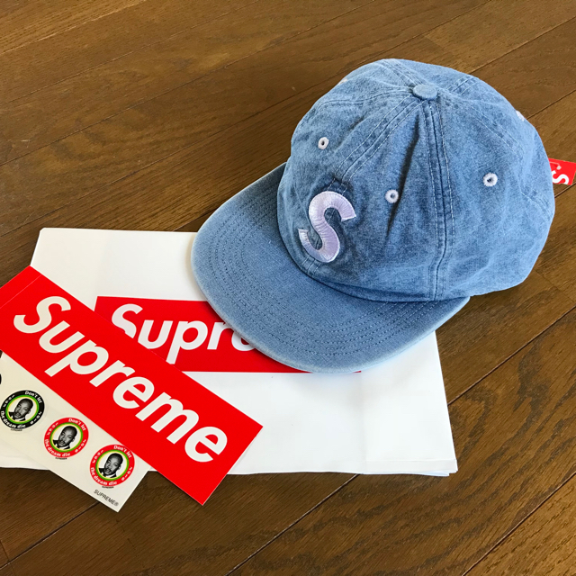 Supreme(シュプリーム)のウェル様専用Supreme S Logo 6 panel cap blue メンズの帽子(キャップ)の商品写真