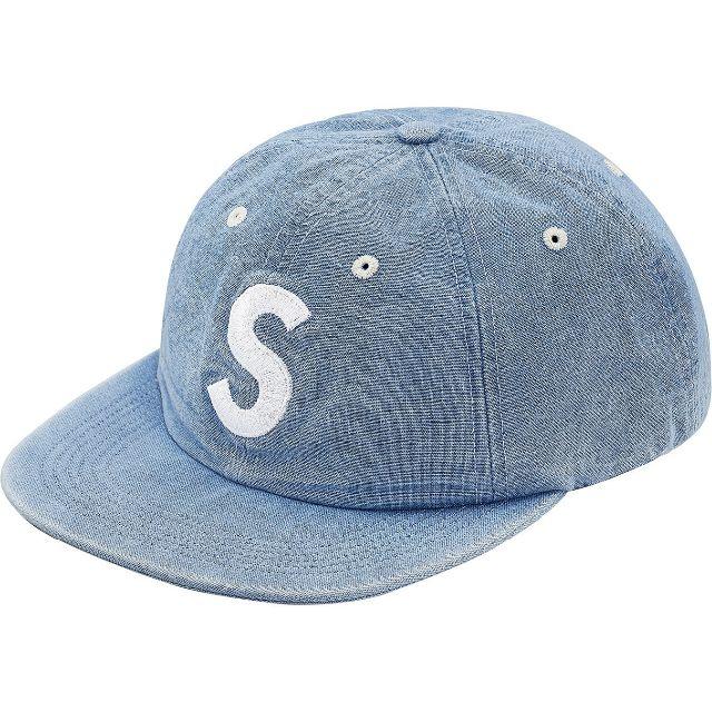 Supreme Washed Chambray S Logo 6-Panel 青