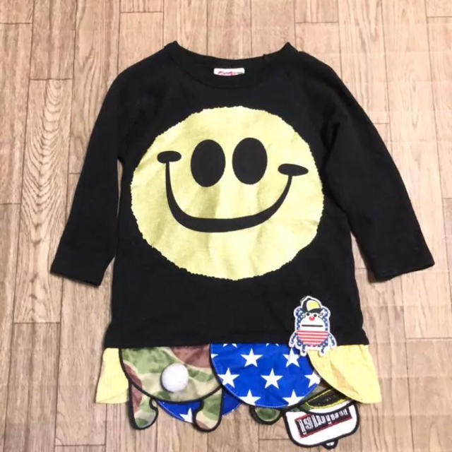 JAM(ジャム)のjam♡かくれんぼトレーナー 90 キッズ/ベビー/マタニティのキッズ服男の子用(90cm~)(Tシャツ/カットソー)の商品写真