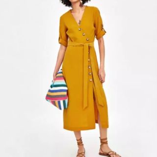 ザラ(ZARA)のロングワンピース(ロングワンピース/マキシワンピース)