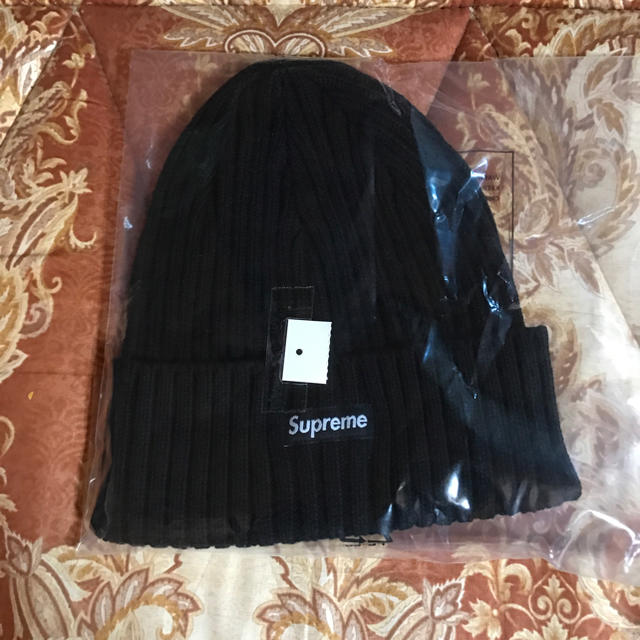 Supreme(シュプリーム)のsupreme Overdyed Ribbed Beanie 黒 black メンズの帽子(ニット帽/ビーニー)の商品写真