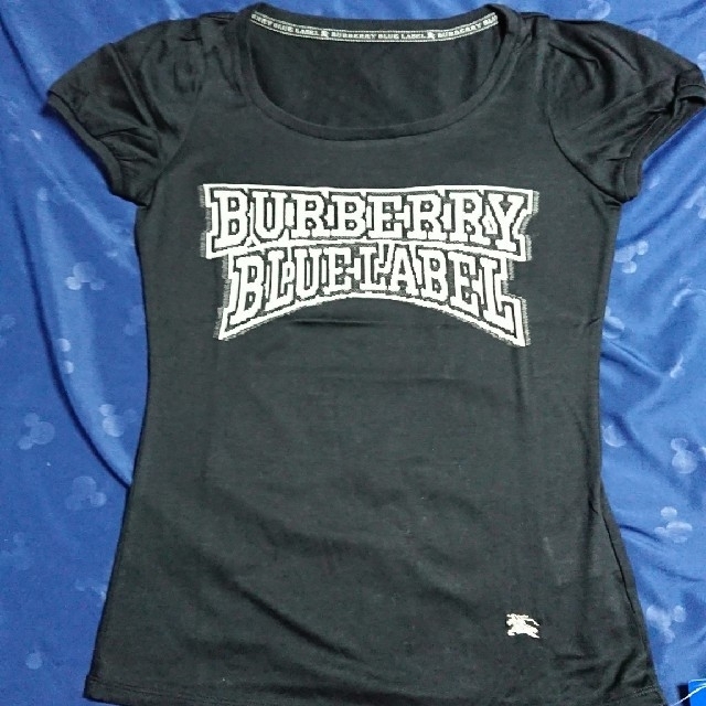 BURBERRY BLUE LABEL(バーバリーブルーレーベル)のBURBERRY BLUE LABEL☆ロゴTシャツ レディースのトップス(Tシャツ(半袖/袖なし))の商品写真