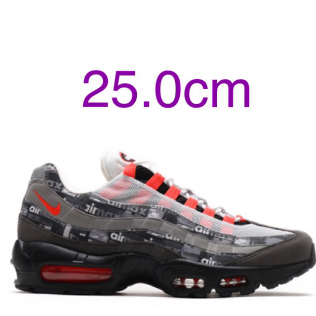 NIKE AIR MAX 95 ATMOS WE LOVE NIKE PRNTBLACKCLEARサイズ - スニーカー