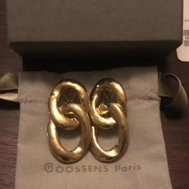 GOOSSENS Paris グーセンスパリのイヤリング ゴールド