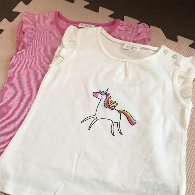 NEXT(ネクスト)の【新品】NEXT ネクスト Tシャツ 3枚セット 1.5-2y 92cm キッズ/ベビー/マタニティのキッズ服女の子用(90cm~)(Tシャツ/カットソー)の商品写真