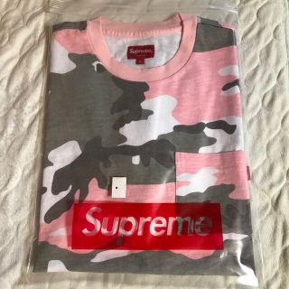 シュプリーム(Supreme)のsupreme Pocket Tee L pink Camo 今日迄価格(その他)