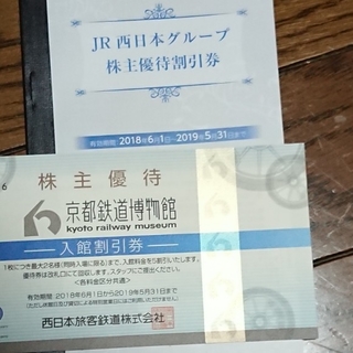 ジェイアール(JR)のJR西日本 株主優待　割引券(その他)