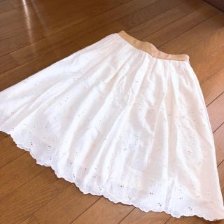 ジルバイジルスチュアート(JILL by JILLSTUART)の【美品】JILL BY JILLSTUART レーススカート(ひざ丈スカート)