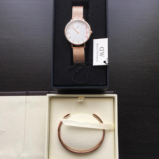 Daniel wellington 腕時計\u0026バングルセット ピンクゴールド