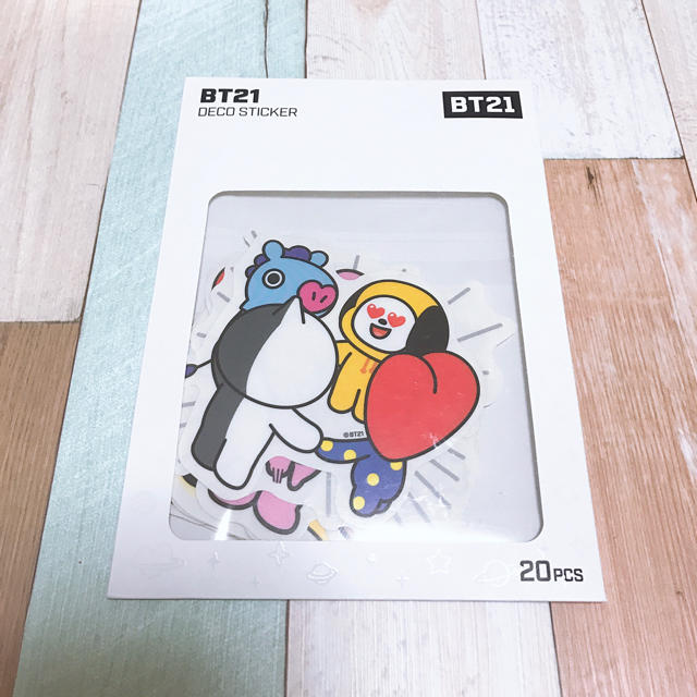 防弾少年団(BTS)(ボウダンショウネンダン)の期間限定値下げ！BT21 デコステッカーセット【公式】 エンタメ/ホビーのCD(K-POP/アジア)の商品写真