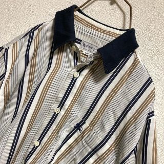 バーバリー(BURBERRY)の90S Burberry バーバリー  ストライプシャツ  ビンテージ(シャツ)