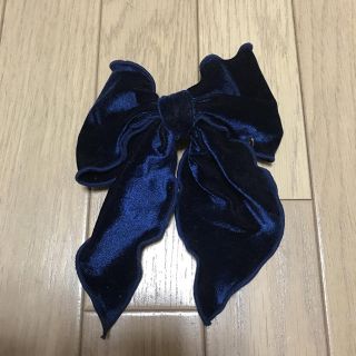 スナイデル(SNIDEL)のsnidel ベロアリボンバレッタ🎀(バレッタ/ヘアクリップ)