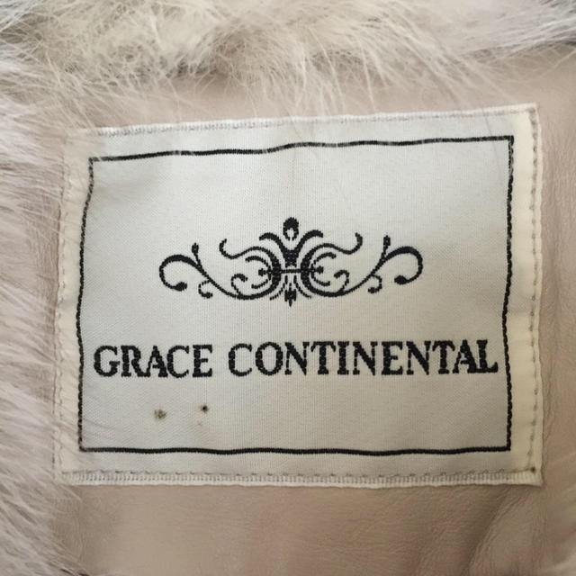 GRACE CONTINENTAL(グレースコンチネンタル)の極美品 GRACE グレースコンチネンタル レッキス×フォックスファー コート レディースのジャケット/アウター(毛皮/ファーコート)の商品写真