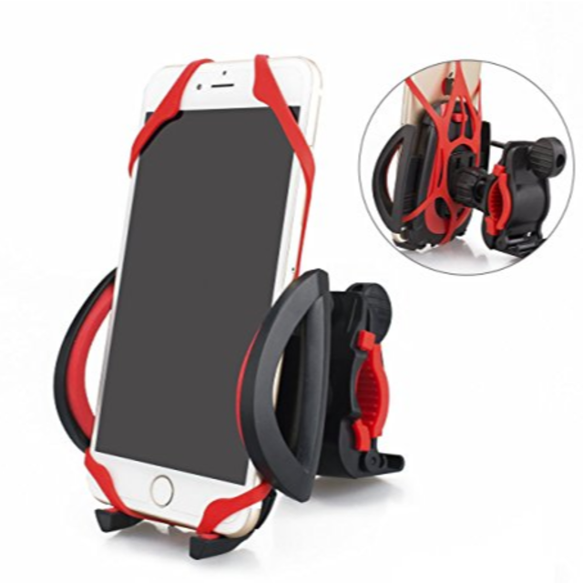 自転車ホルダー スマホホルダ 360度回転 脱落防止 スポーツ/アウトドアの自転車(その他)の商品写真