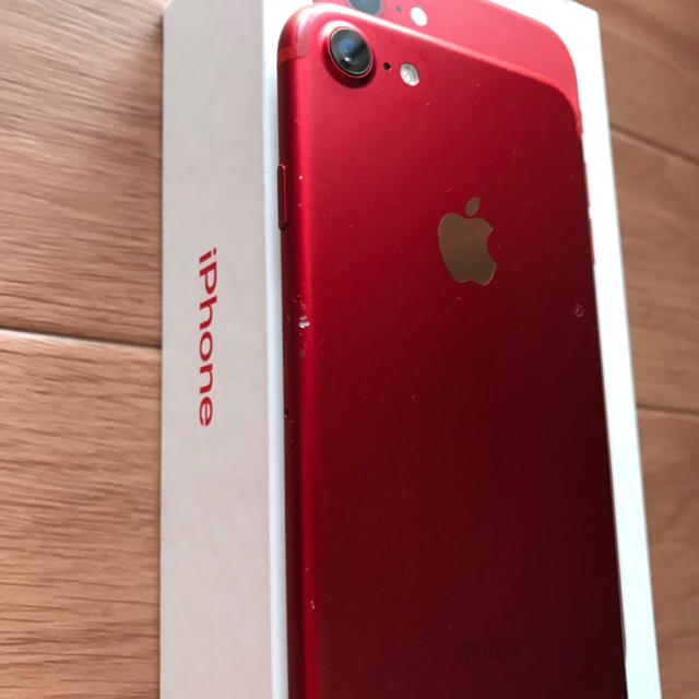 iPhone7  128G  RED  softbank版simフリー。
