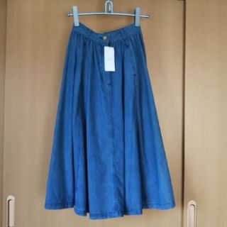 マウジー(moussy)のmoussy デニムスカート 新品 サイズ0(ひざ丈スカート)