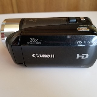 キヤノン(Canon)のCanon HF R21  ビデオカメラ　ブラック　使用3~4回程度(ビデオカメラ)