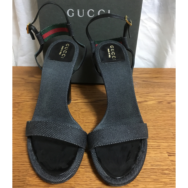 Gucci(グッチ)のGUCCI★デニムサンダル　あいちゃん様専用 レディースの靴/シューズ(サンダル)の商品写真