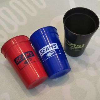 ビームス(BEAMS)のビームスBEAMSレジャーカップコップ3個セットバーベキューBBQキャンプ(食器)