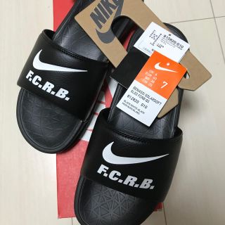 ナイキ(NIKE)のNIKE FCRB ベナッシ サンダル BENASS 25cm ブラック(サンダル)