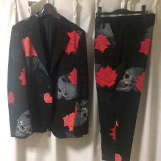 ヨウジヤマモト(Yohji Yamamoto)のyohji yamamoto 18ss 復刻 スカルローズ パンツ(セットアップ)